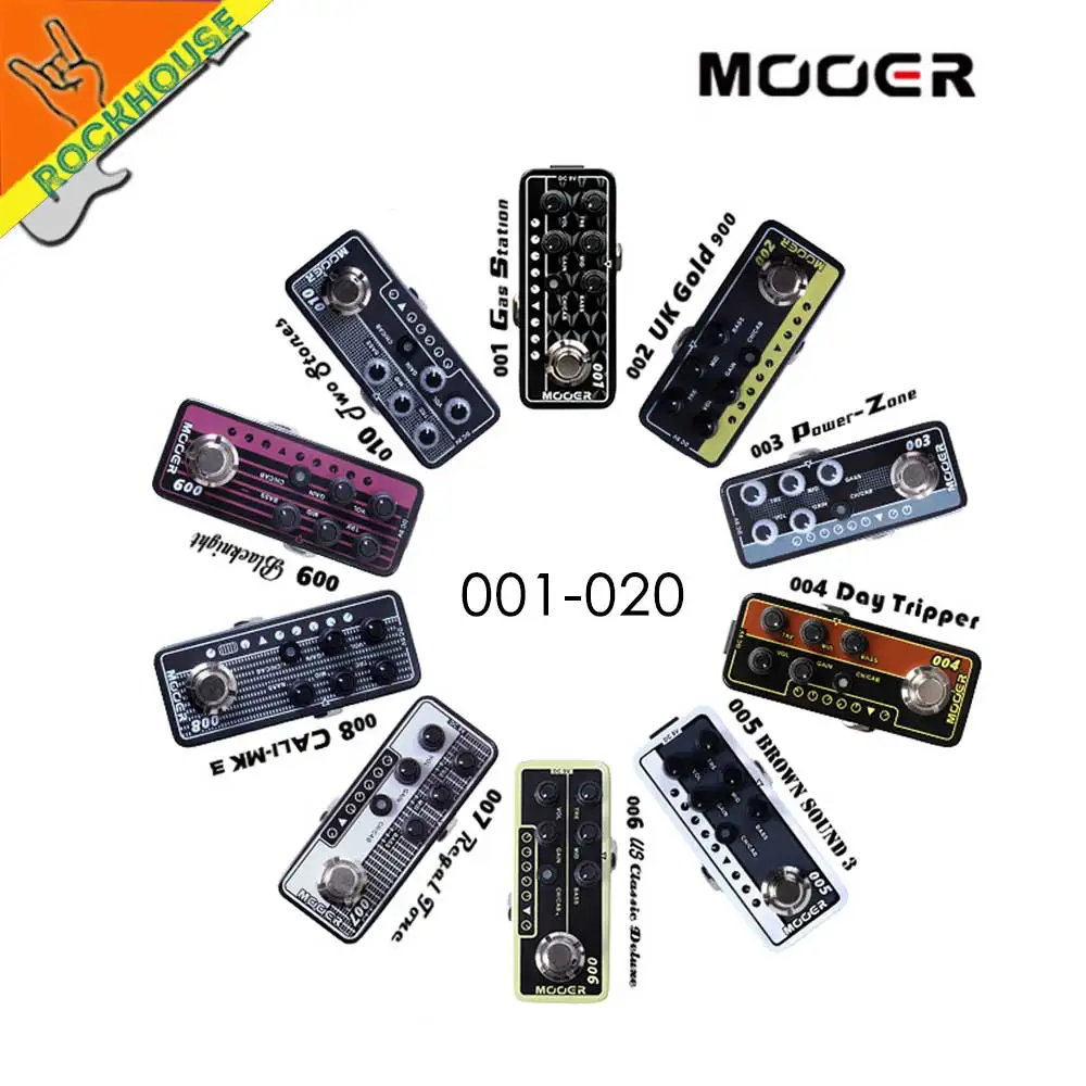 Mooer микро предусилитель винтажный усилитель симулятор гитарных эффектов Педаль