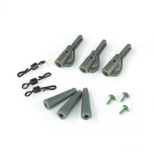 Бренд 30 шт. Карп Рыбалка предохранительные зажимы+ булавки и Q образный быстроходные шарниры терминальные снасти для рыбалки аксессуары