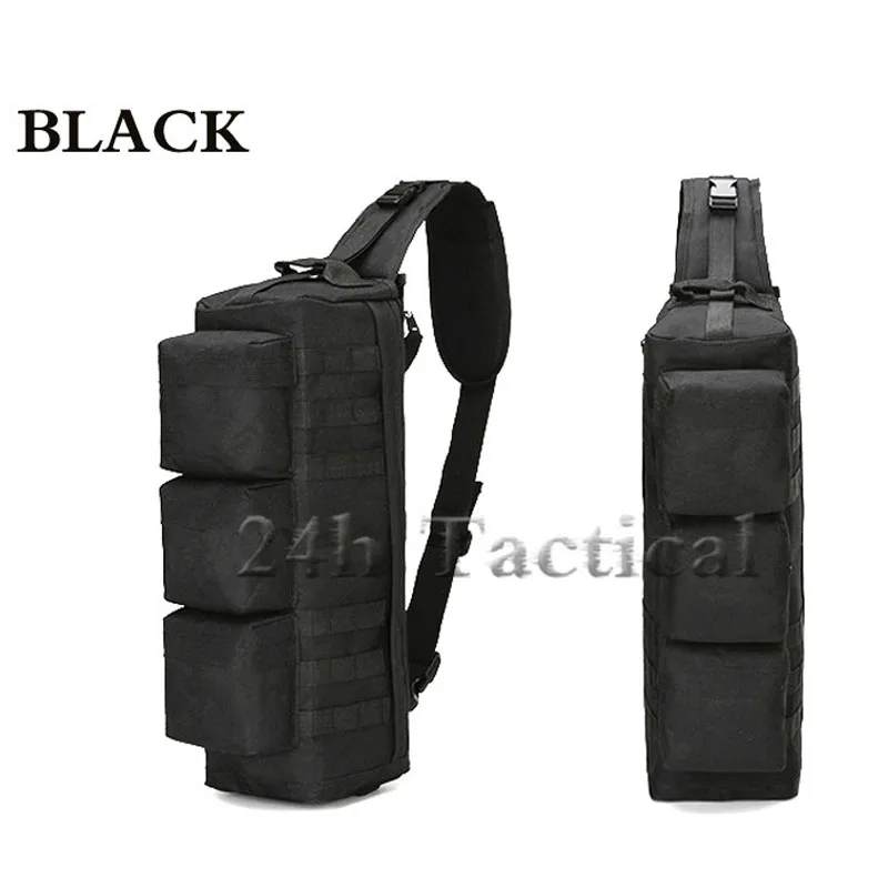 

Outdoor Sports Military Tactical Camo Single Shoulder Bag Molle Assault Sling Backpack Hiking Camping Trekking Messenger