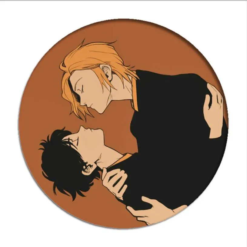 Манга Akimi Yoshida Банановая рыба Okumura Eiji значок косплея Ash брошь с рысью Pins Мультяшные