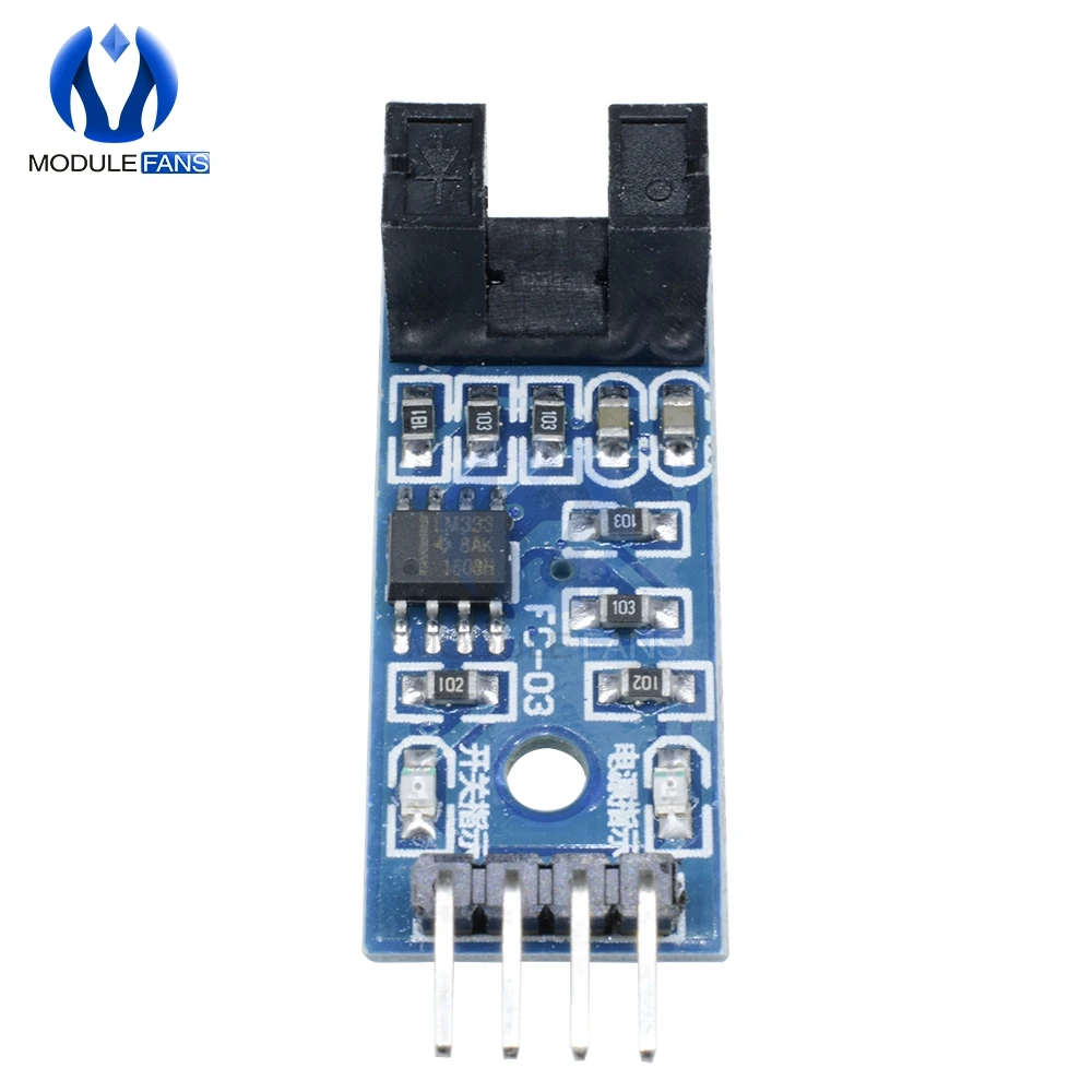 Модуль датчика скорости LM393 для Arduino оптопара с разъемом типа IR 2 шт. модуль
