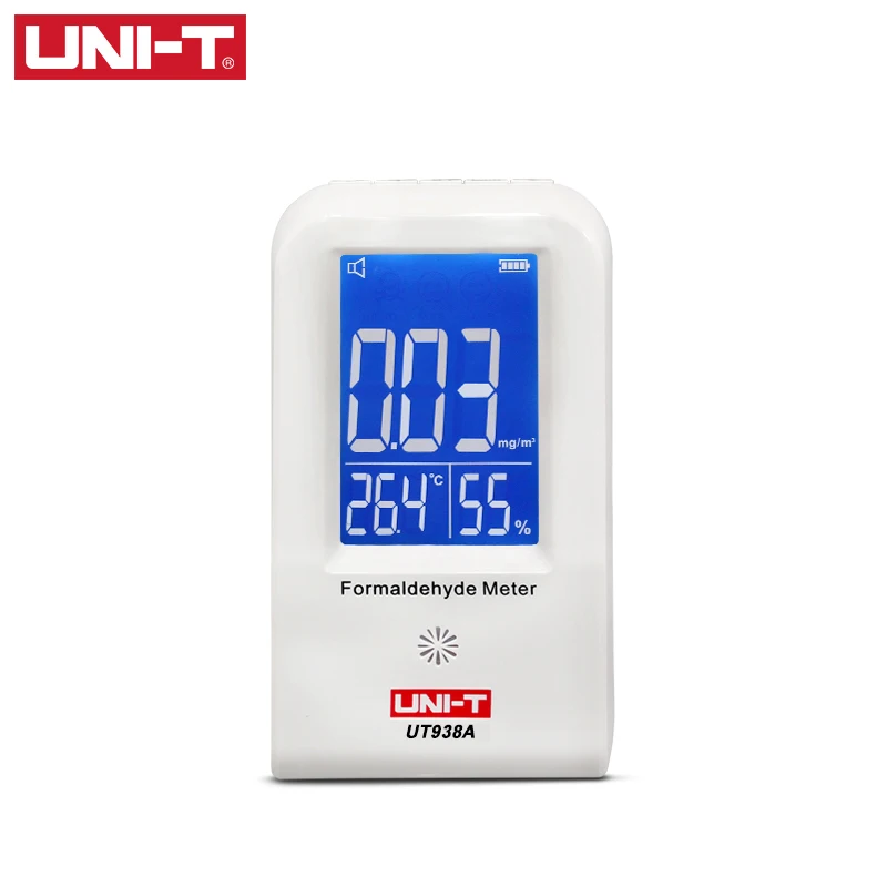 

UNI-T UT938A High Precision Indoor Formaldehyde Meter Formaldehyde Data Logger Detector Air Monitor Thermometer Hygrometer LCD