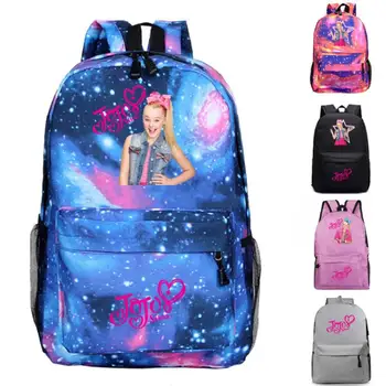 

High Quality Jojo Siwa Backpack Children Boys Girls Teens Rucksack Popular Pattern School Fashion Bag Students Schoolbag