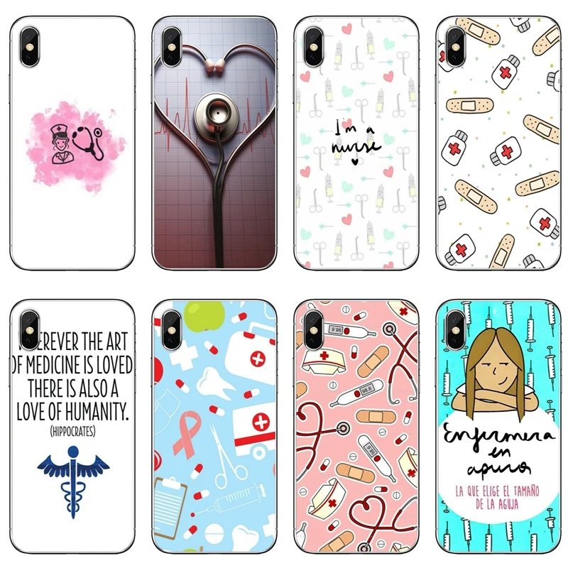 

Nurse Medical Medicine Health Heart For Huawei Honor 10 9 Lite 8 8C 8X 7C 7X 7A 6C pro Play 6X 6A 5A LYO-L21 V8 V10 Soft cases