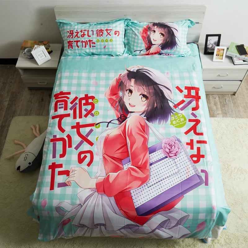 AnimesaenaiheroinenosodatekataQuiltCoverSoftPrintedBedding