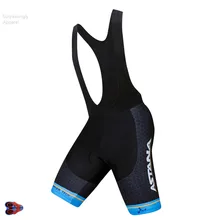 Черный Астана велосипедный нагрудник шорты для мужчин летняя уличная одежда велосипед Велоспорт 9D Coolmax гель мягкий Езда нагрудник шорты Велоспорт нагрудник шорты