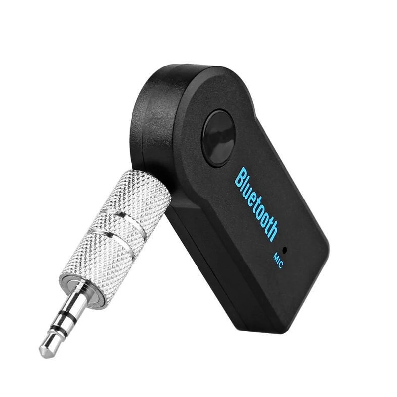  Universal 3.5mm Streaming A2DP Wireless Bluetooth 3.0 Car Kit Audio Music Receiver Adapter Handsfree with Mic For Phone MP3 
