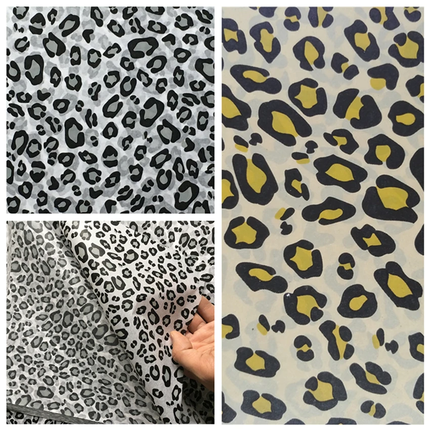 

60pcs Snow Leopard & Jaguar Gift Wrapping Tissue Silk Craft Paper for Party Favor Free Shipping