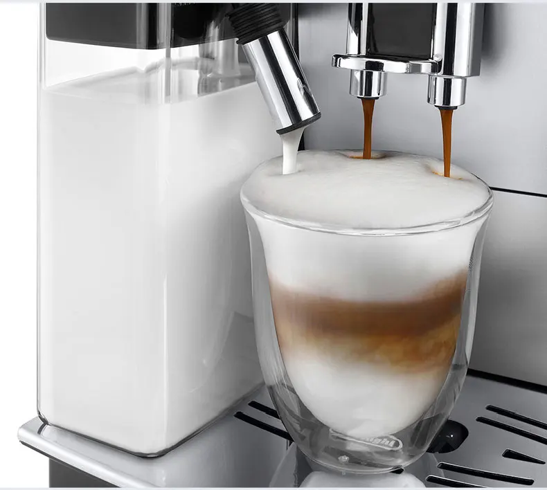 Эспрессо Кофе капучино Maker простой Стиль коммерческих автоматические раздвижные двери Кофе мельница для бобов ECAM23.260.SB