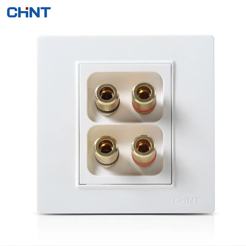 

CHINT NEW7L Security Steel Frame 86 Section Steel Frame Switch Insert Panel Seat Two Linked Holes Audio Socket