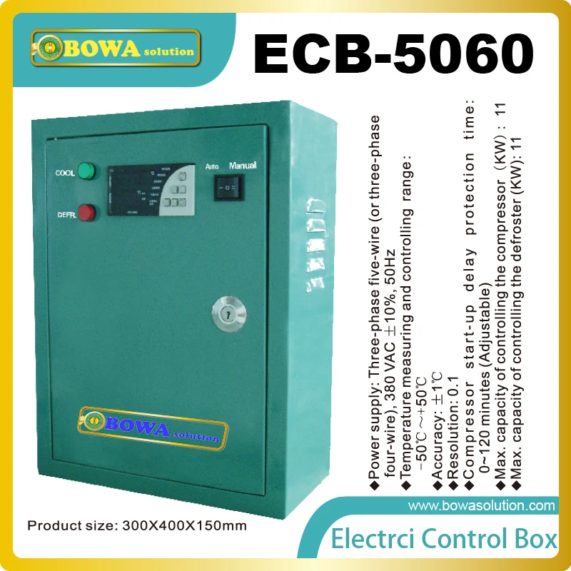 Electrical Control box with refrigeration, defrost and crankcase heater  is suitable middle and high temperature cold room