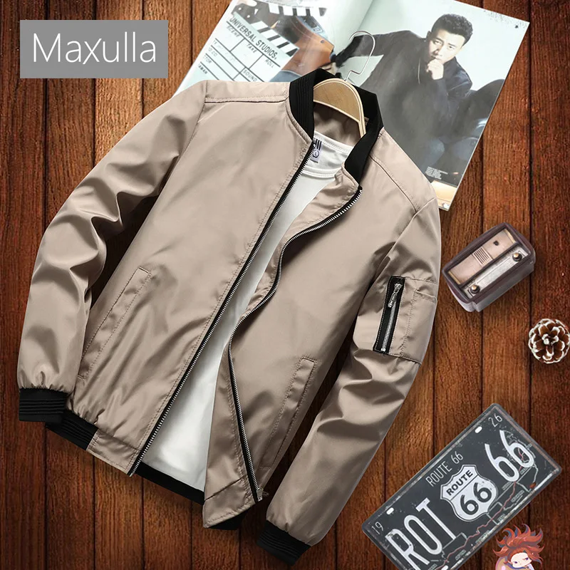 Мужская куртка Maxulla демисезонная модель яркий анорак в стиле хип хоп куртки
