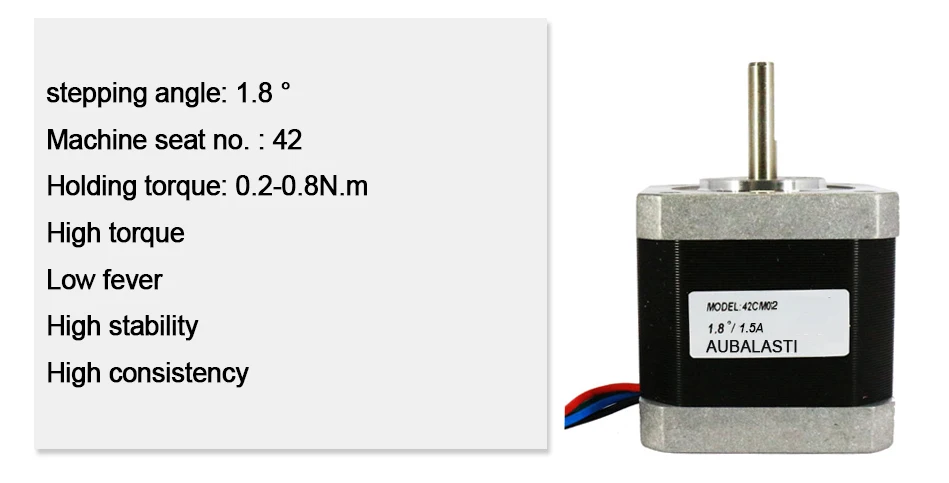 2 фазы шаговый двигатель leadshine 42CM02 nema 17 шаг 42 серийный угол 1,8 1.5A 0.2NM Шаг двигатель для ЧПУ гравер и резки