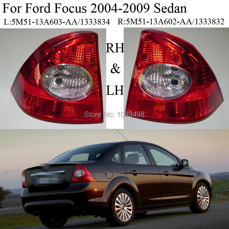2 шт./пара правый и левый задние фонари лампы задний фонарь для Ford Focus 2 II 2004-2009