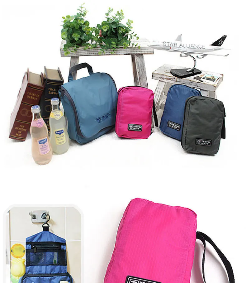 QIAQU путешествия небольшая сумка для хранения косметичка молния Портативный сумка для хранения мыть случае дорожные аксессуары