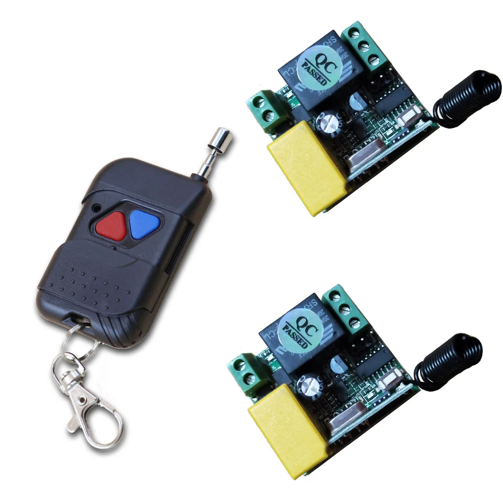 

Mini AC 220V 1 CH 1CH 10A RF Wireless Light Lamp LED Bulb Strips Power Remote Control Switch Wireless Relay Receiver Transmitter