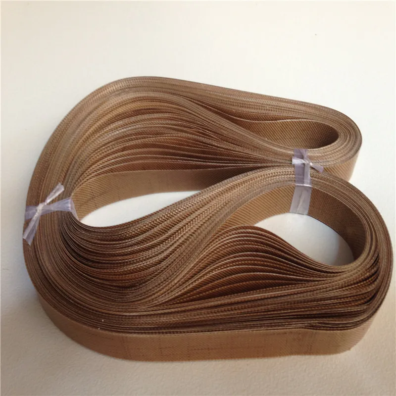 

50pcs/lot 1210*15mm 1210*18mm 1210*20mm teflon belt for QLF 1680 vertical Continuous Band Sealer or Solid ink band sealer