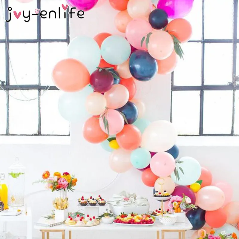 Globo de plástico cadena arco de Globos Decoraciones de fiesta de cumpleaños de adultos de globo de la columna de soporte Globo de plástico cadena arco de Globos Decoraciones de fiesta de cumpleaños de adultos de globo de la columna de soporte
