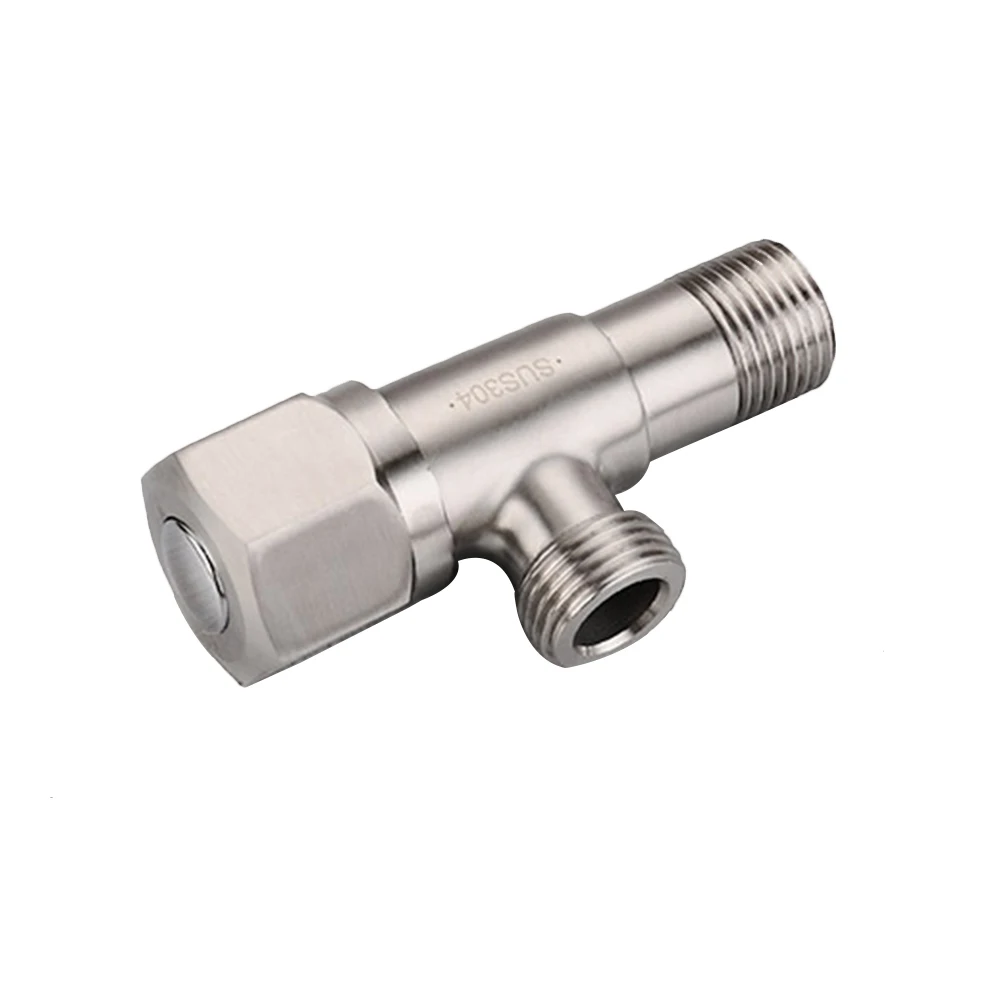 1 шт. угловой переключатель для ванной комнаты без свинца из нержавеющей стали Твердые выключения Vavle для туалета водонагреватель кухонная раковина