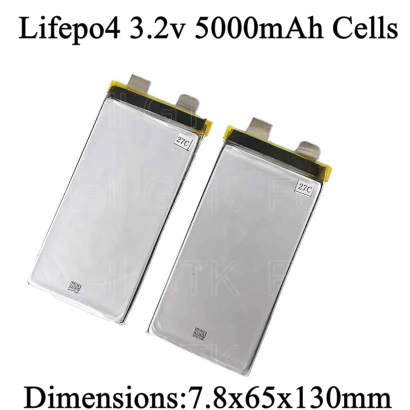 8pcs lifepo4 3.2v 5000mAh cells 3.2v 2C discharge 10a for diy battery pack 12v power tools bank storage supply small vehicle (1)