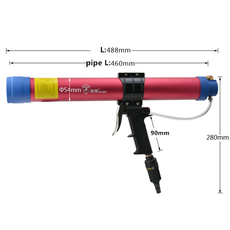 pneumatic air gel glue gun3