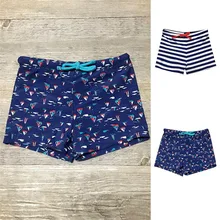 CHAMSGEND/Детские летние шорты; коллекция года; стрейчевый пляжный купальный костюм в полоску для мальчиков; купальные штаны; шорты; 3 января