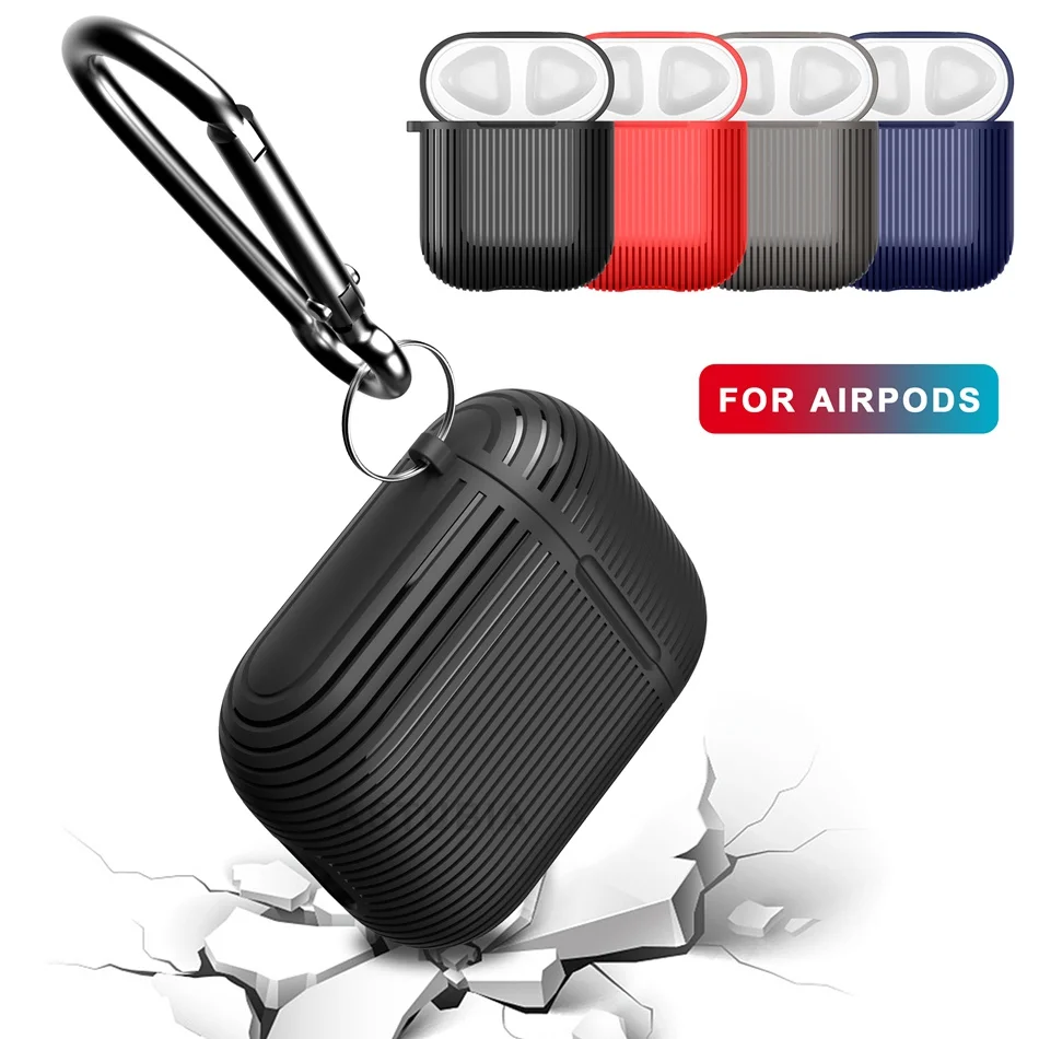 

Wireless Headphone Case For Airpods2 Case Silicone Kingring For Air Pods Protector Cover For Airpod Charging Accessori Bag Coque
