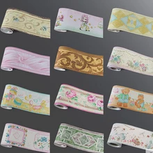 10 метров самоклеющаяся ПВХ настенная бумага для украшения дома водонепроницаемый кухонный настенный плинтус для ванной стены линия стены Бумага границы