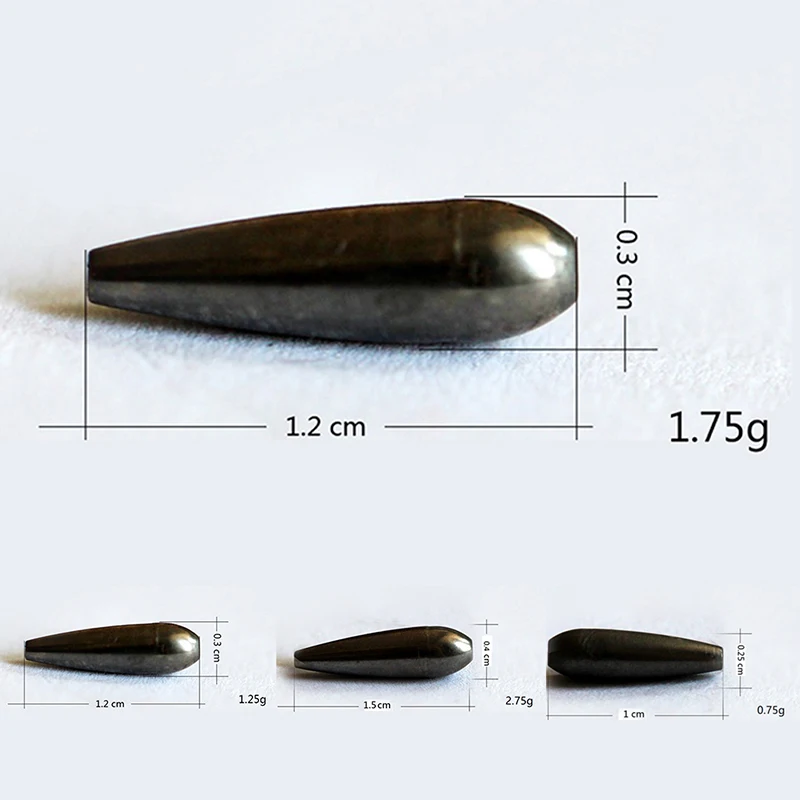 Одна деталь Вольфрамовая Пуля червь Вес листать рыболовное грузило приманка рыболовные аксессуары высокого качества