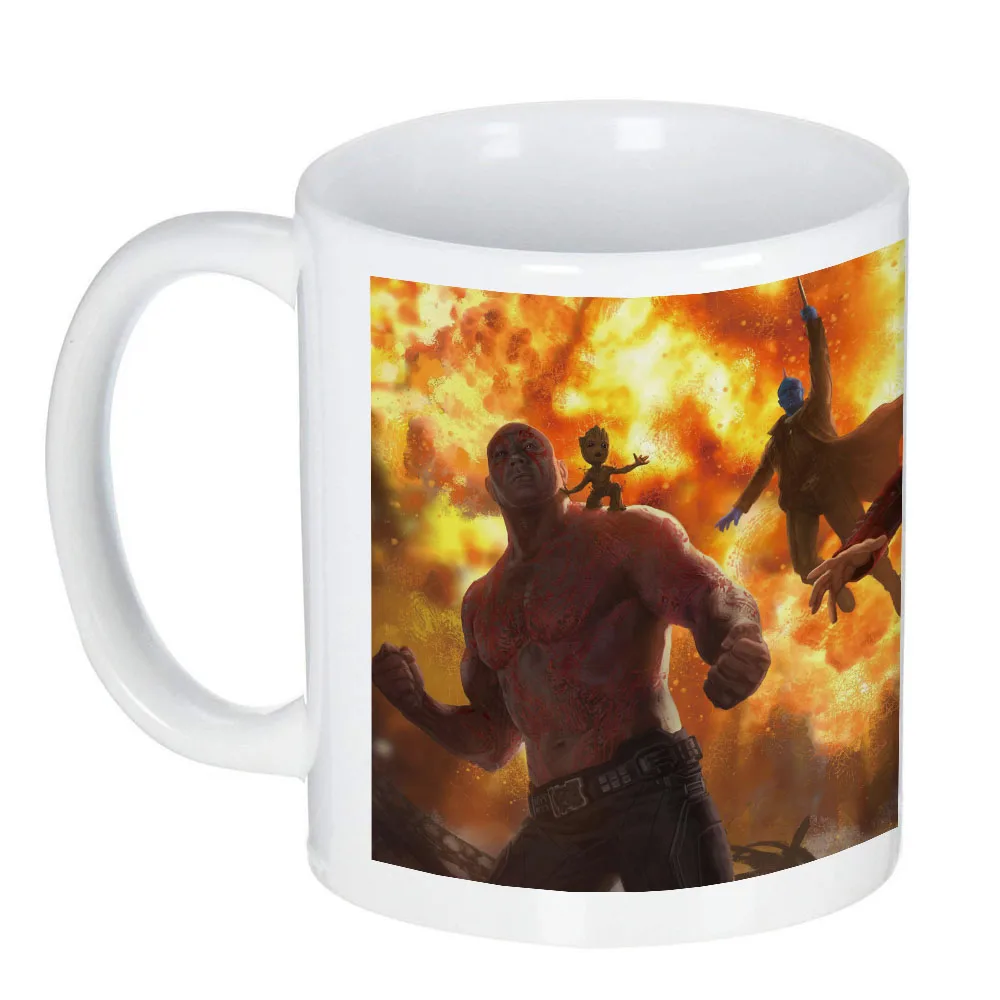 Marvel Super Heroes guardiers of Galaxy Star Lord Cup Gamora кружка Arthur Sampson Douglas ракета Грут кофейные чашки и