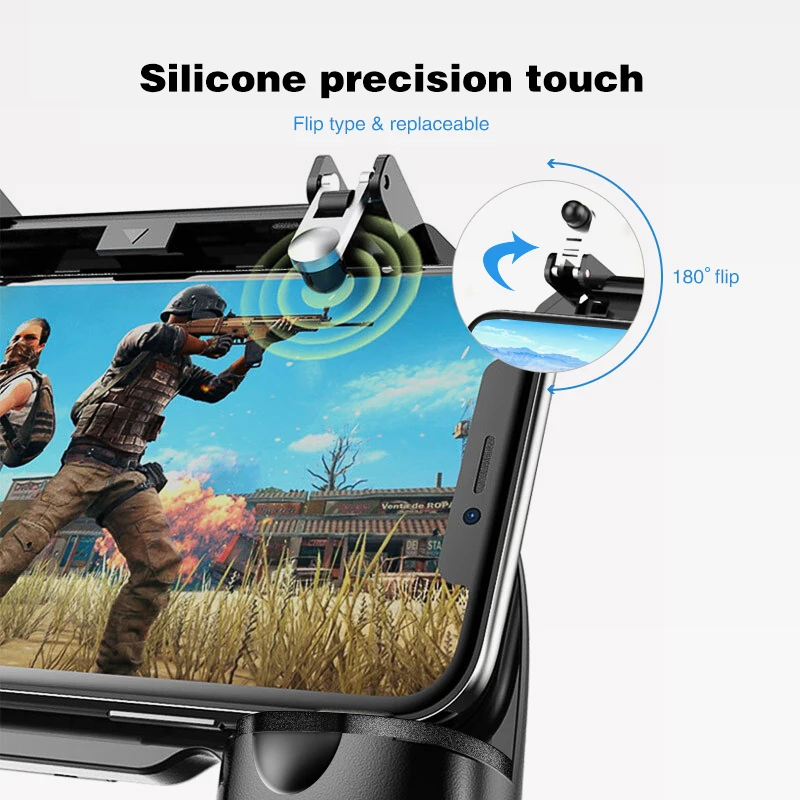 DATA FROG For PUBG Mobile Gamepad For PUBG Controller Trigger Aim L1R1 Shooter Joystick For IPhone Android Phone For Free Fire
