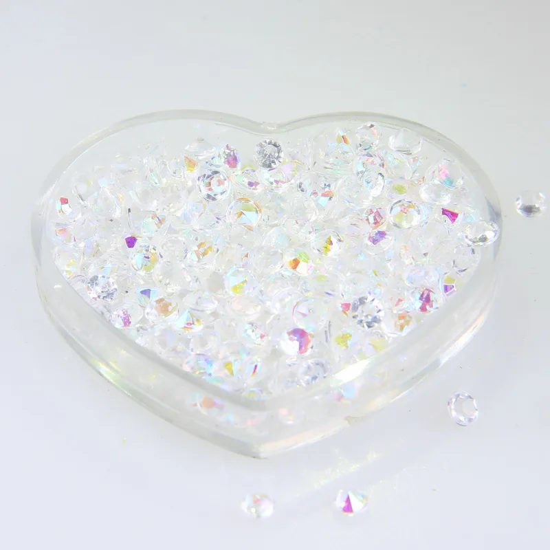 

Nail Rhinestone 2 Size About 1440pcs/700pcs Resin Clear AB Sharp Bottom Bare Nail Rhinestone Nail Art Decoration