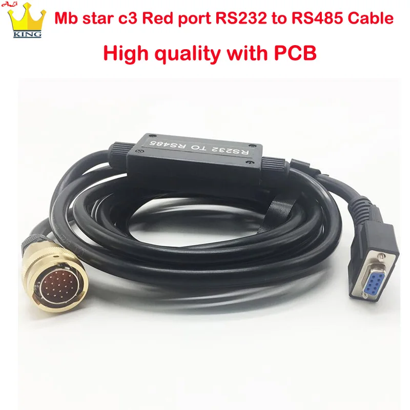 mb star c3 Red port RS232 to RS485 Cable high quality with PCB