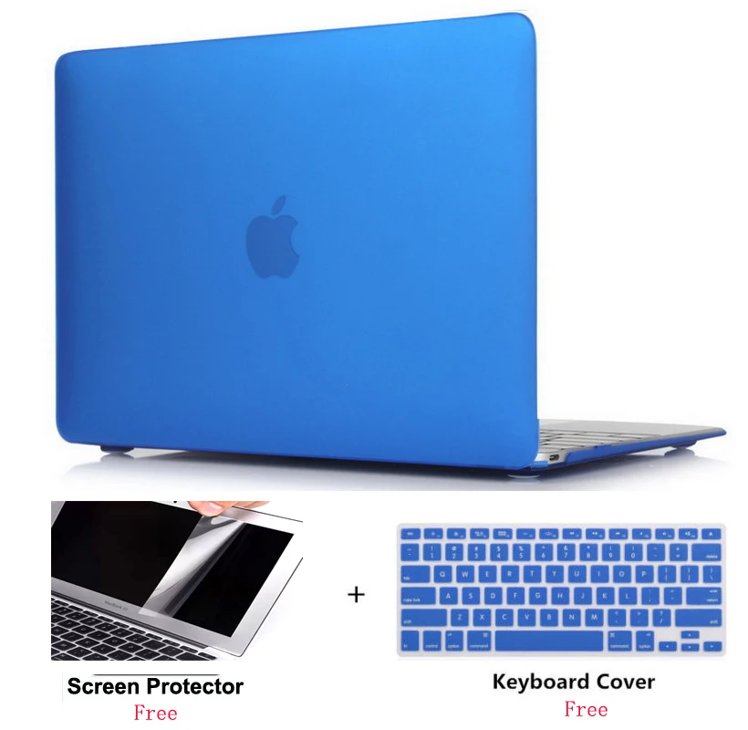 Матовая поверхность Матовый Жесткий чехол для MacBook Pro 13 дюймов с CD-ROM(модель: A1278, версия раннего 2012/2011/2010/2009/2008 - Цвет: Blue