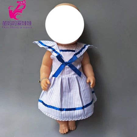 Платье для куклы 45 см; розовое платье для куклы 1" ; комплект одежды для девочек - Цвет: No 17A