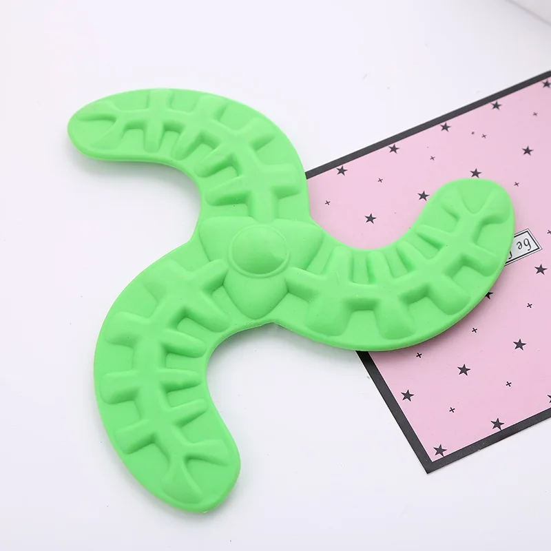 الكلب تحلق قرص لعبة مضغ لغز التدريب لعب الحيوانات الأليفة دغة مقاومة لينة الطبيعي صحي المطاط التفاعلية لعبة للهواء الطلق