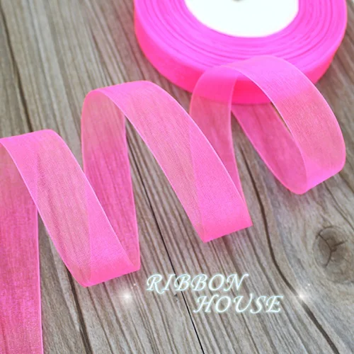 Luxurious Organza Ribbon for Gift Wrapping and Decorative Crafting - 50 Yards per Roll