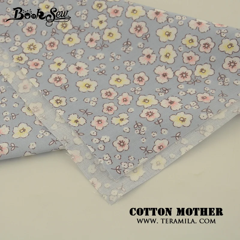 Booksew 100% хлопчатобумажная саржевая ткань цветочный стиль сделай сам стежка