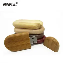 Горячая деревянные USB флеш-накопитель 4 ГБ 8 ГБ 16 ГБ 32 ГБ 64 ГБ bamboo pen накопители щепа флешки memory stick U диск личный подарок