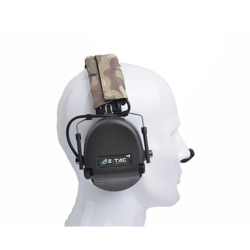 Z-tactical Z-tac Z110 Military Headphone Softair Outdoor Headband Version Fits Under New Or Legacy Helmets