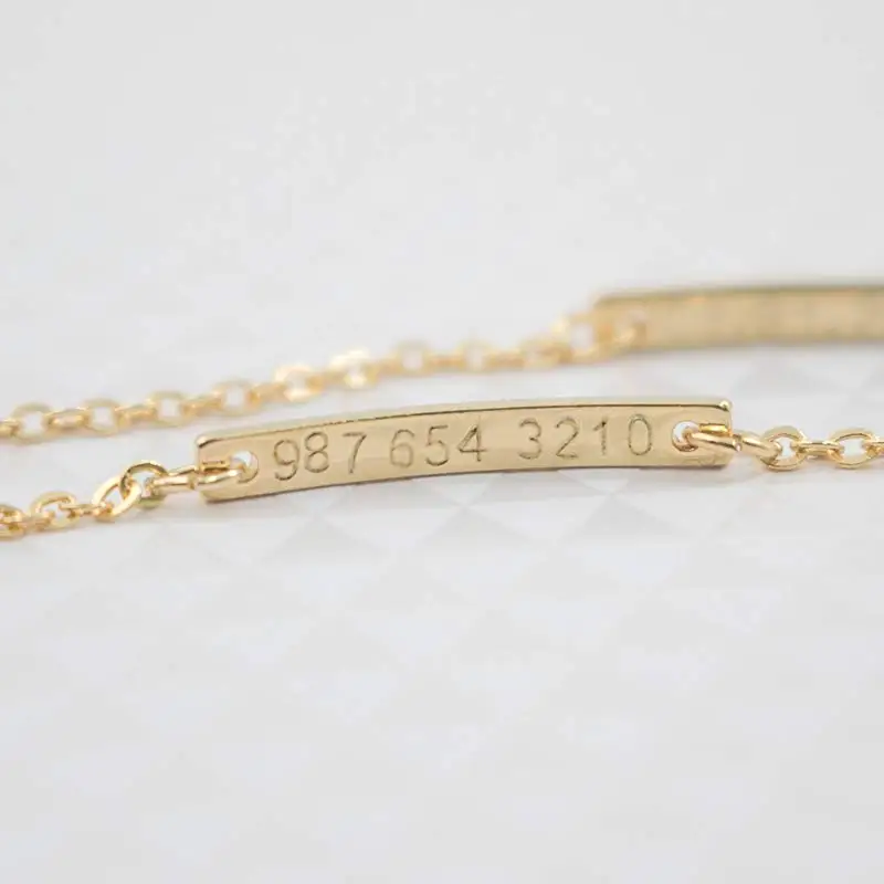 Custom Baby Name Bracelet Girls Adjustable Toddler Child ID Gold Bracelets Stainless Steel Solid Safty Nameplate Birthday Gift image 4