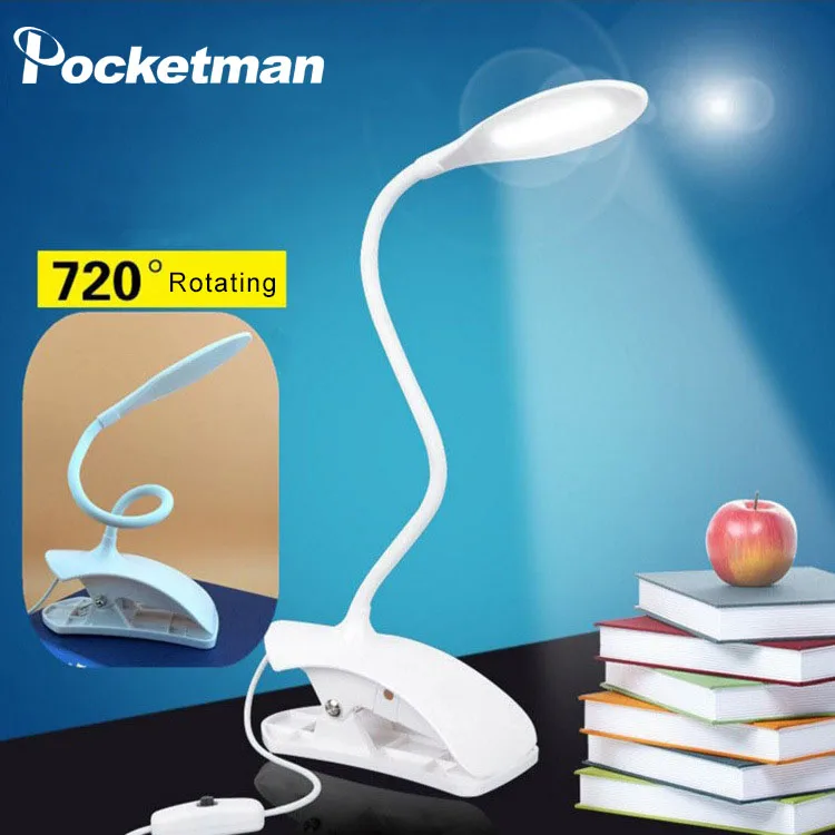  Desk lamp USB led Table Lamp 14 LED Table lamp with Clip Bed Reading book Light LED Desk lamp Table - 32920005599