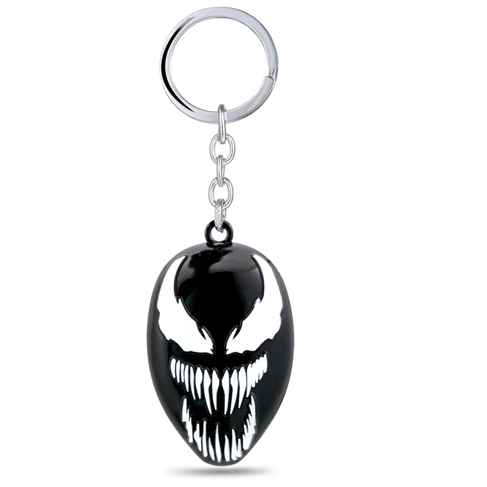 Marvel Avengers Venom Necklace Keychain Figure Model Toys