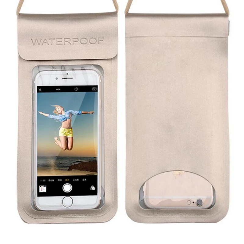 6.5 inch Waterproof Diving Bag Mobile Phone Pouch Underwater Dry Case