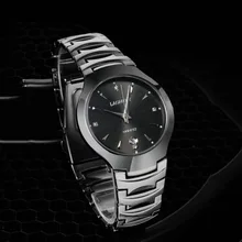 1 pc Hommes étudiant mâle sport montres horloges 100 m Natation Plongée De Tungstène Acier Quartz Montres Cadeau Montres rond analogique H25