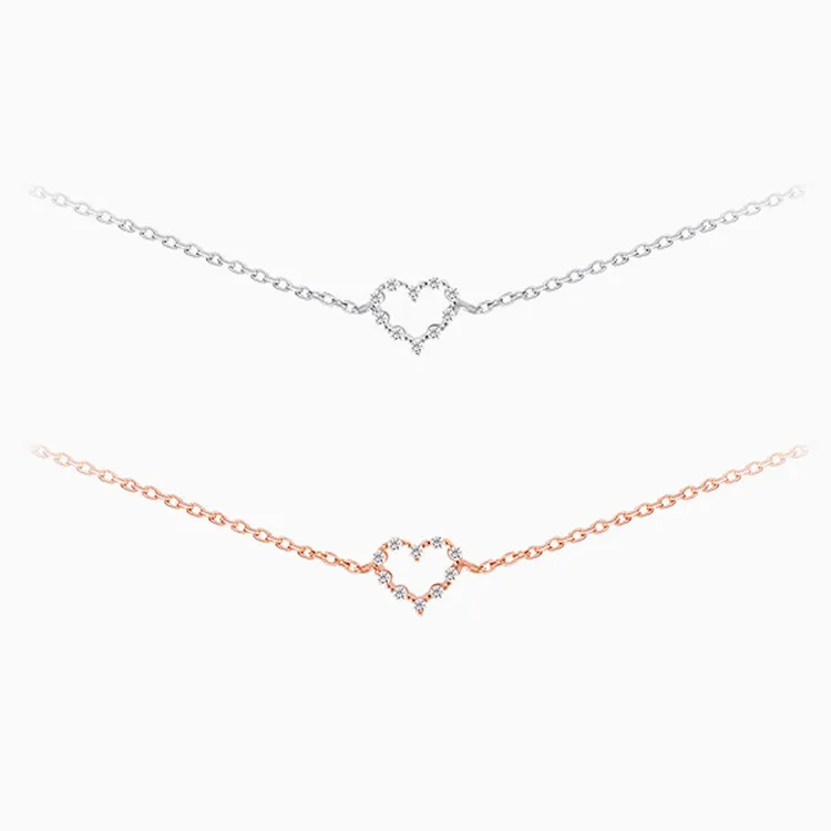 

ZTUNG TB14 Silver & Rose Gold Color Bracelet Women's Red Thread Charms Bracelets for Women New Year Gift