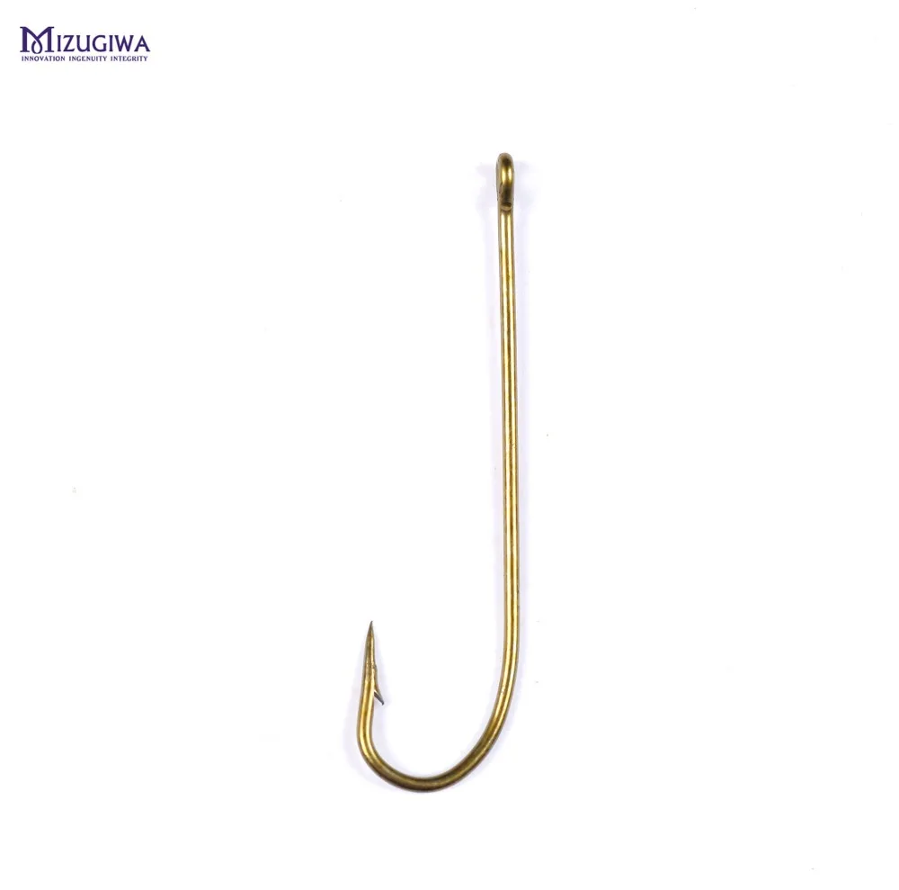 100PCS Fishing Carlisle Hooks Ringed Bronzed Terminal Tackle Size 1# 2# 4# 6# 8#