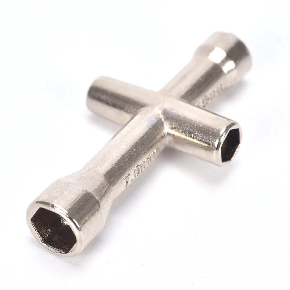 Mini Socket Wrench Multifunction 4Ways Universal Triangle Key Plumber Hand Tools 