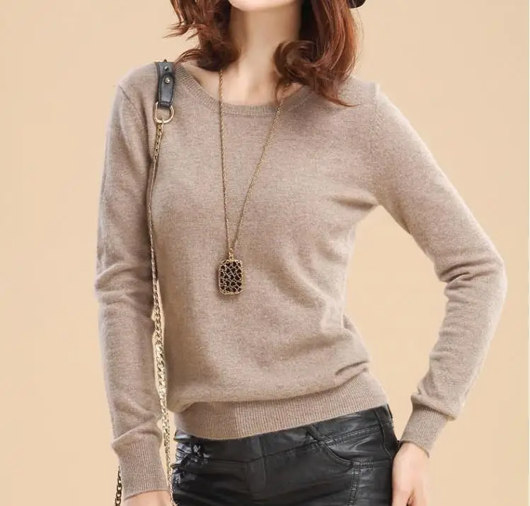

High Quality Cashmere Sweater Women 2019 Autumn Winter korean Pullover Solid Knitted Top for Female pull femme jumper Sweaters
