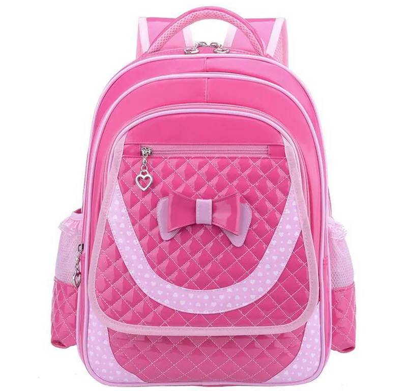 Buy High Quality Orthopedic Children School Bags For Girls PU Leather Kids